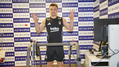 Beşiktaş'ın yeni transferi Rıdvan Yılmaz'a sağlık kontrolü