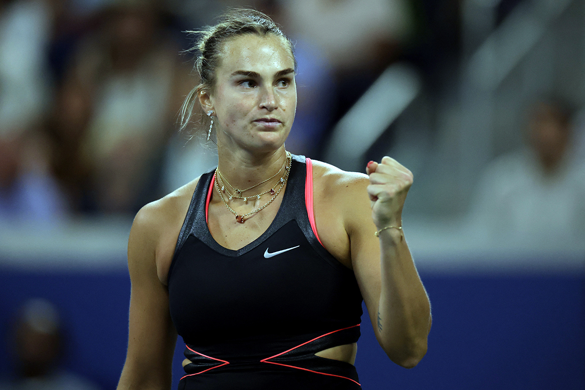 Rakibi maçtan çekilen Sabalenka, ABD Açık'ta yarı finalde