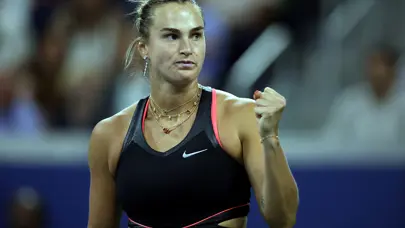 Rakibi maçtan çekilen Sabalenka, ABD Açık'ta yarı finalde