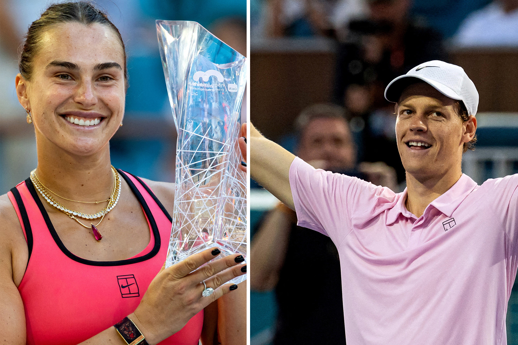 Sabalanka ve Sinner, Miami Açık'ta "Sunshine double" yapıp tarihe geçti