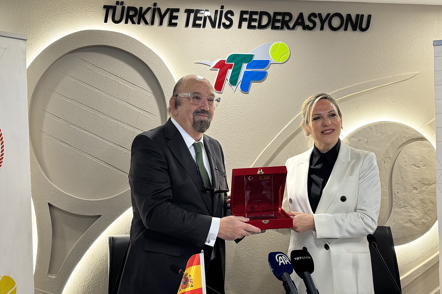Türkiye Tenis Federasyonu ile İspanya Kraliyet Tenis Federasyonu arasında iş birliği anlaşması