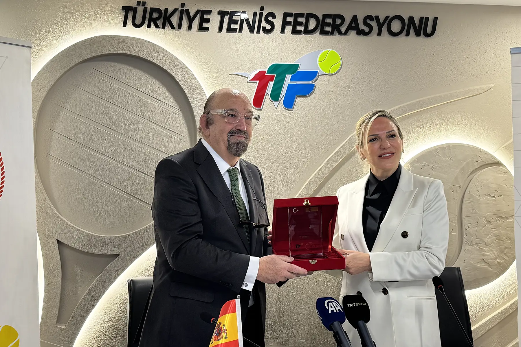 Türkiye Tenis Federasyonu ile İspanya Kraliyet Tenis Federasyonu arasında iş birliği anlaşması