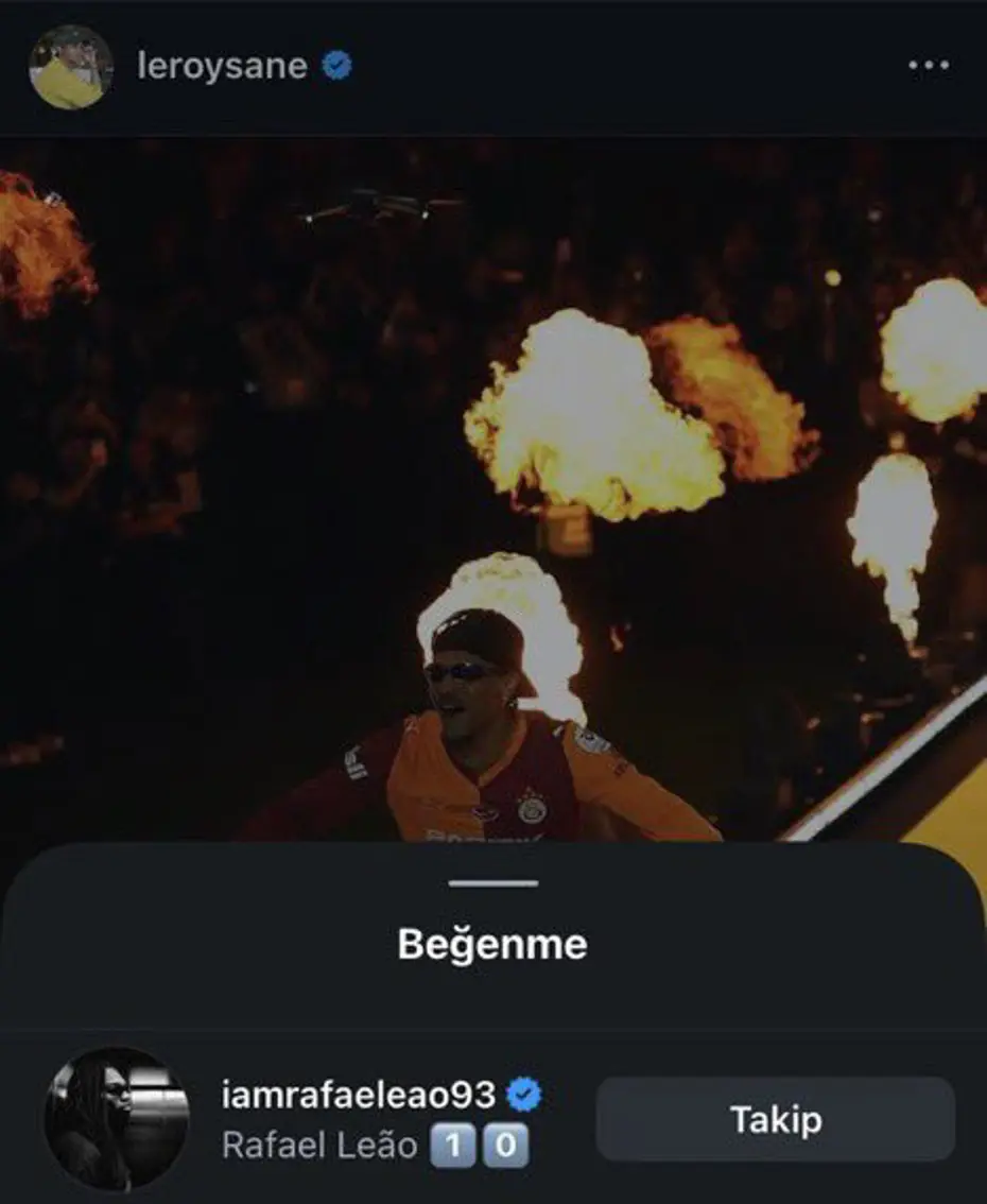 Transferin gözde ismi Rafael Leao'dan olay hareket: Galatasaray'ın şampiyonluğuna yakın takip - 4