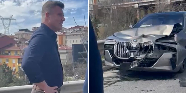 Saran'ın geçirdiği trafik kazasında "hakem" detayı