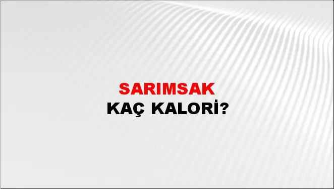 Sarımsak