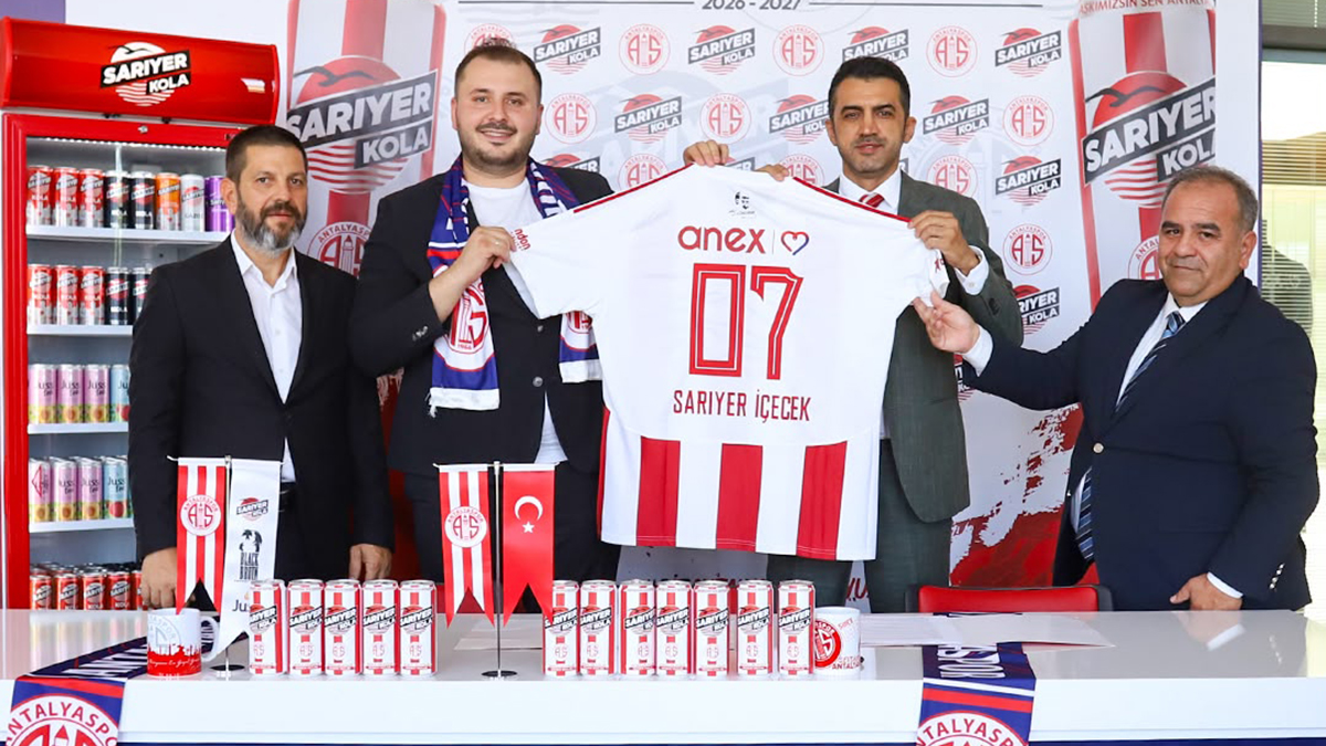 Sarıyer Kola, Antalyaspor'un resmi içecek sponsoru oldu