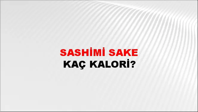 Sashimi Sake