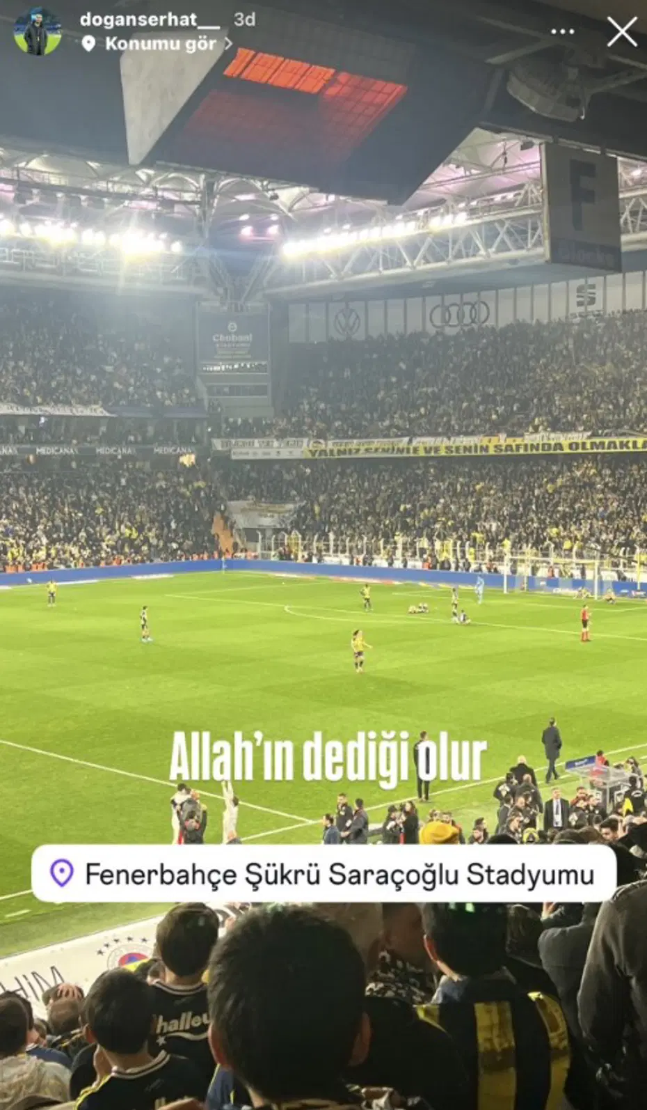 Okan Buruk'un ekibindeki isimden Chobani Stadı'nda tek cümlelik bomba paylaşım - 4