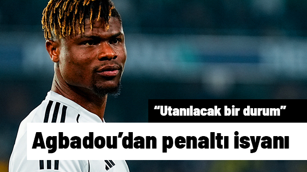 Agbadou'dan penaltı kararına isyan: 