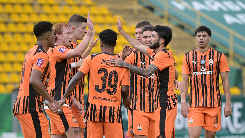 6 gollü düelloda Shakhtar, Lviv'e takıldı