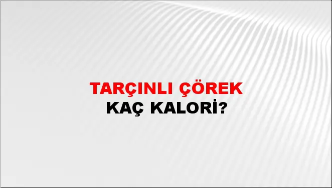 Tarçınlı Çörek Tarçınlı Çörek