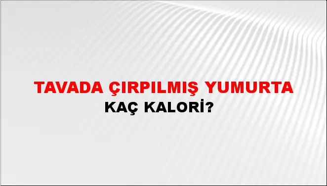 Tavada Çırpılmış Yumurta Tavada Çırpılmış Yumurta