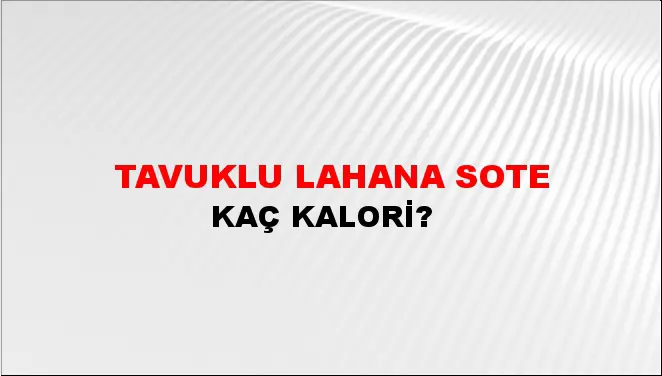 Tavuklu Lahana Sote Tavuklu Lahana Sote