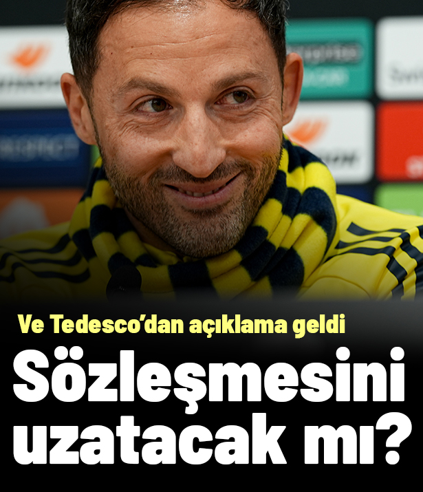 Ve Domenico Tedesco'dan yeni sözleşme sorusuna cevap geldi