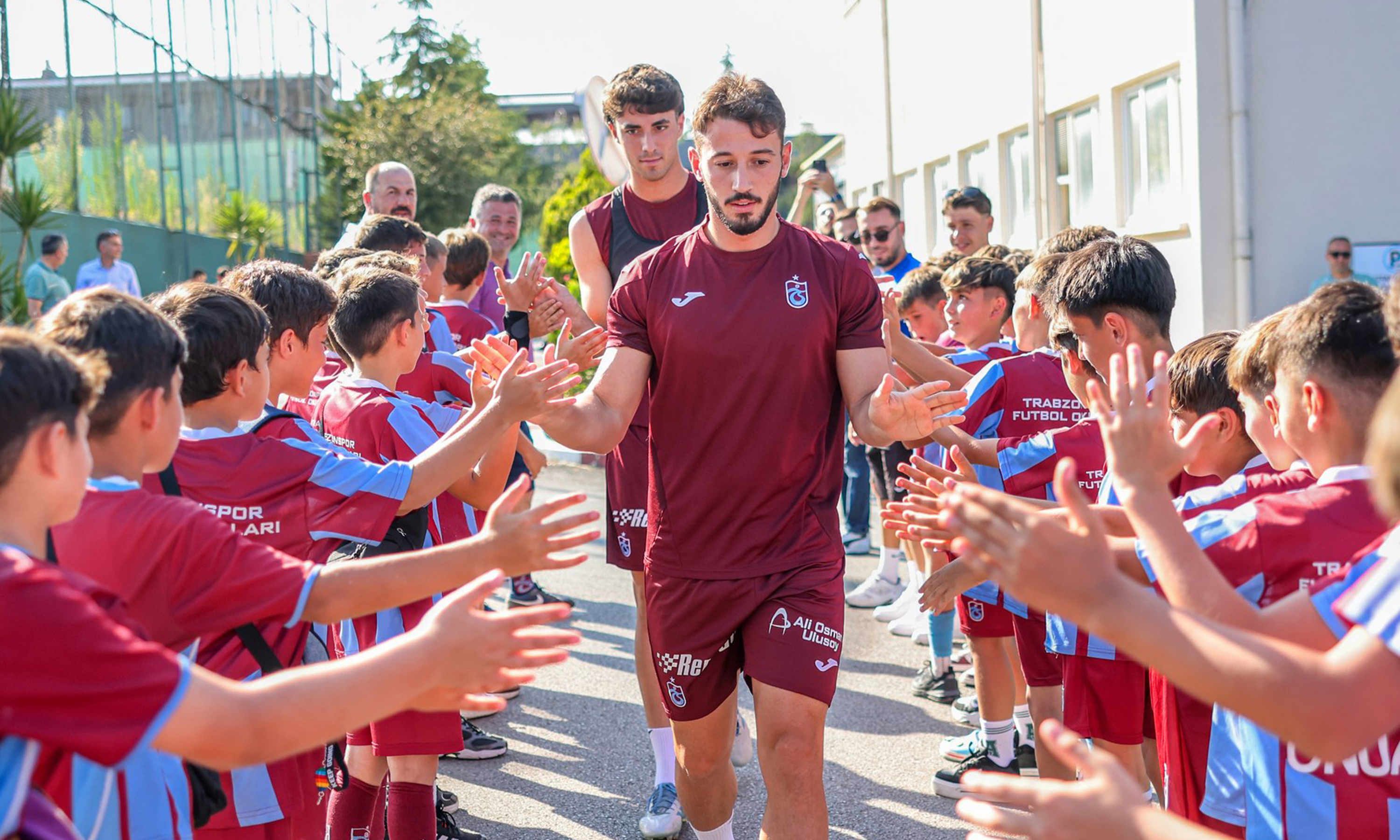 Trabzonspor antrenmanına misafir