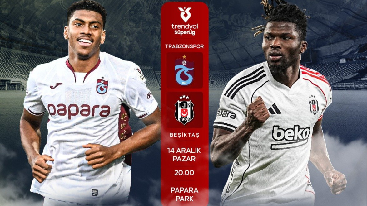 Süper Lig'de yılın son derbisi: Trabzonspor - Beşiktaş maçı ne zaman, saat kaçta, hangi kanalda?
