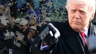 Donald Trump'a sinir krizi geçirten Super Bowl gösterisi! Olaylı maçta şampiyon belli oldu