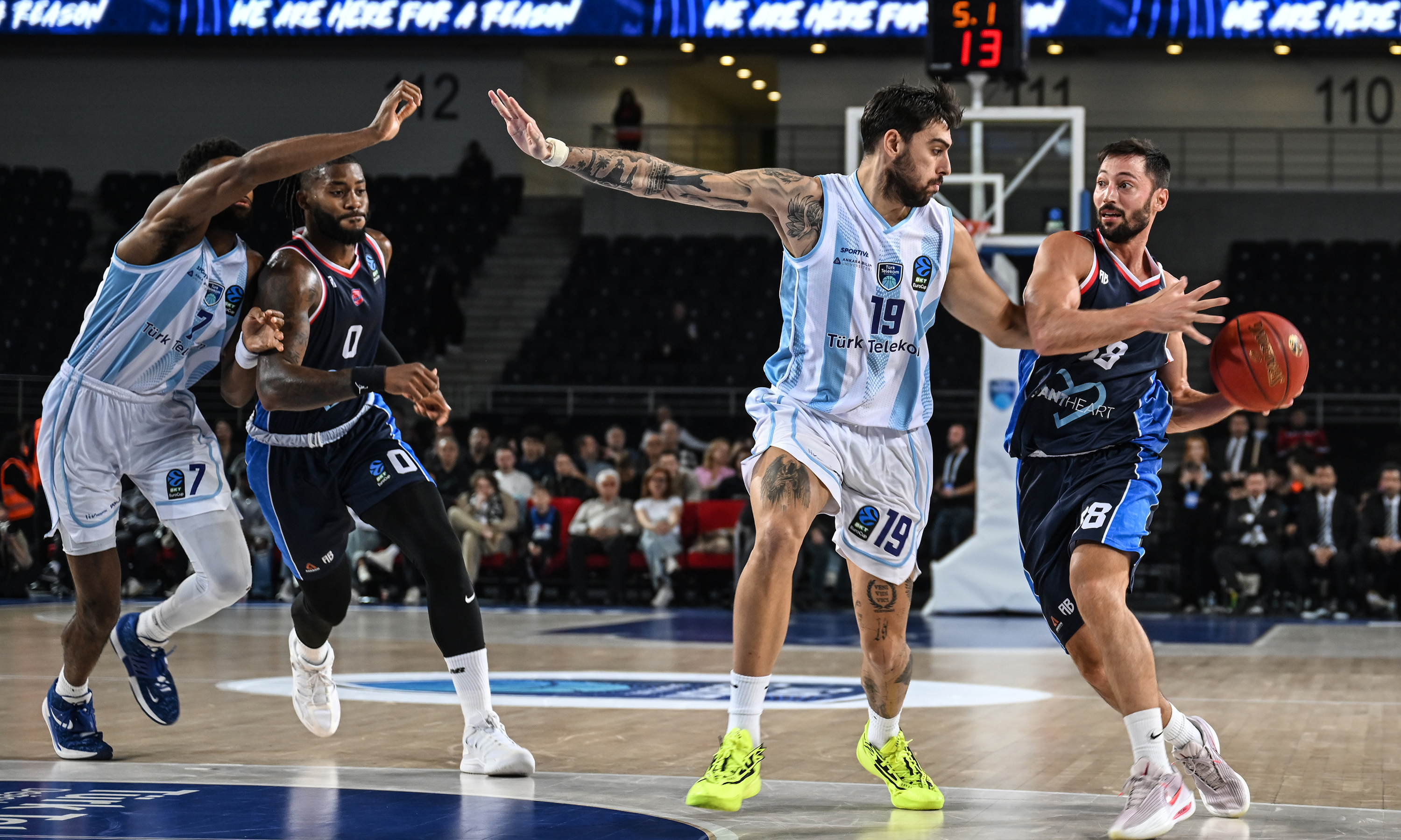 Türk Telekom, EuroCup'ta çok farklı: Üst üste 4. galibiyet