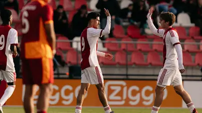 Galatasaray'ın altyapı takımı Ajax deplasmanında hezimet yaşadı: 9 gollü maç