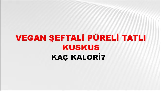 Vegan Şeftali Püreli Tatlı Kuskus Vegan Şeftali Püreli Tatlı Kuskus