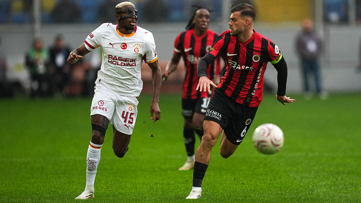 Galatasaray, Süper Lig'in 8. haftasında deplasmanda Gençlerbirliği'ni 1-0 yendi