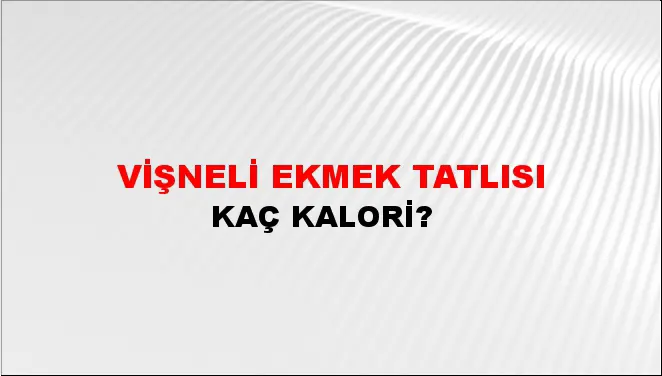 Vişneli Ekmek Tatlısı