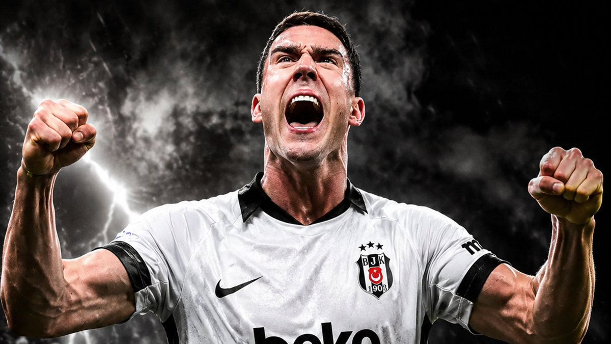 Vlahovic'e İstanbul'da büyük karşılama! Beşiktaş sonunda bu teklifle ikna etti