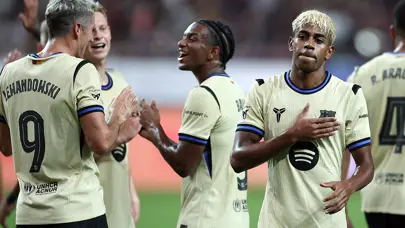 Tam 10 golün atıldığı maçın galibi Barcelona