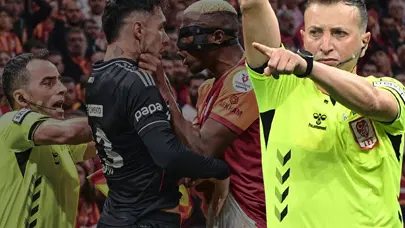 Trio'dan derbide Galatasaray'ın isyan ettiği pozisyon için olay yorum: 3 kırmızı kartı atladı