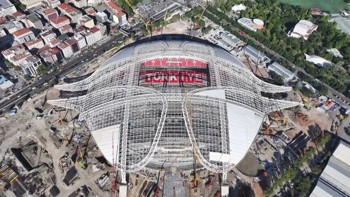 Türkiye'nin en modern stadyumu şekilleniyor!Türkiye'nin en modern stadyumu şekilleniyor!