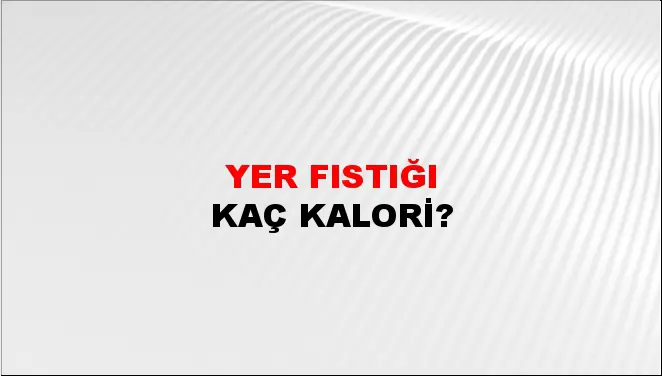Yer Fıstığı Yer Fıstığı