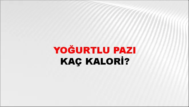 Yoğurtlu Pazı Yoğurtlu Pazı