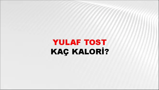 Yulaf Tost