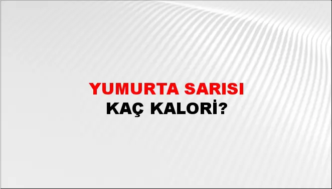 Yumurta Sarısı