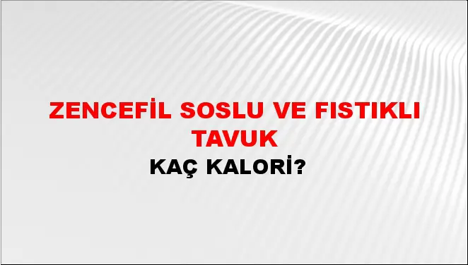 Zencefil Soslu Ve Fıstıklı Tavuk Zencefil Soslu Ve Fıstıklı Tavuk