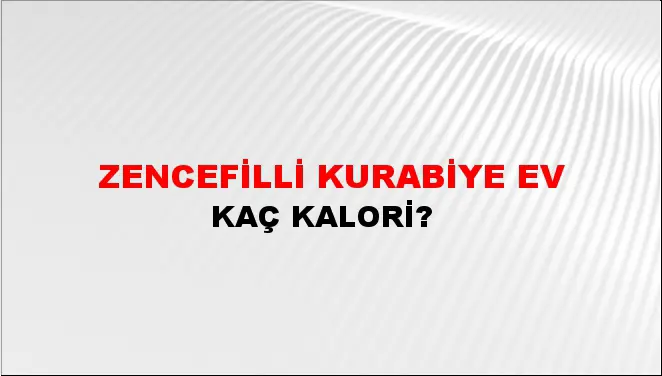 Zencefilli Kurabiye Ev