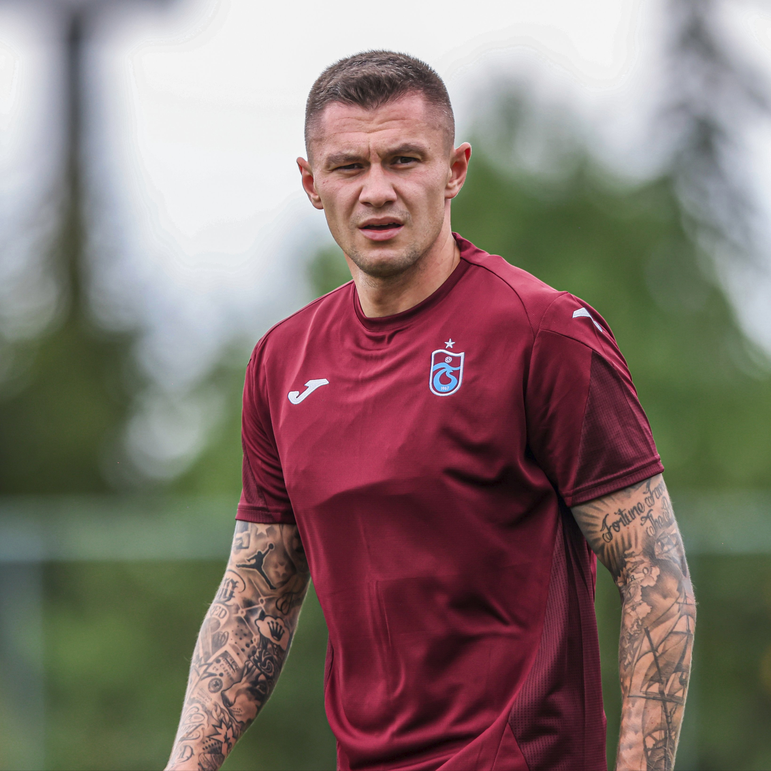 Trabzonspor, sezon hazırlıklarına çift antrenmanla devam etti
